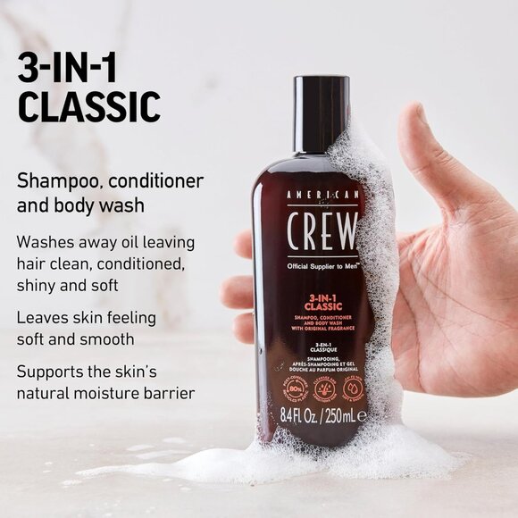 3-in-1 Shampoo, Conditioner and Body Wash, Gift for Men, 33.8 fl oz - Picture 3 of 6